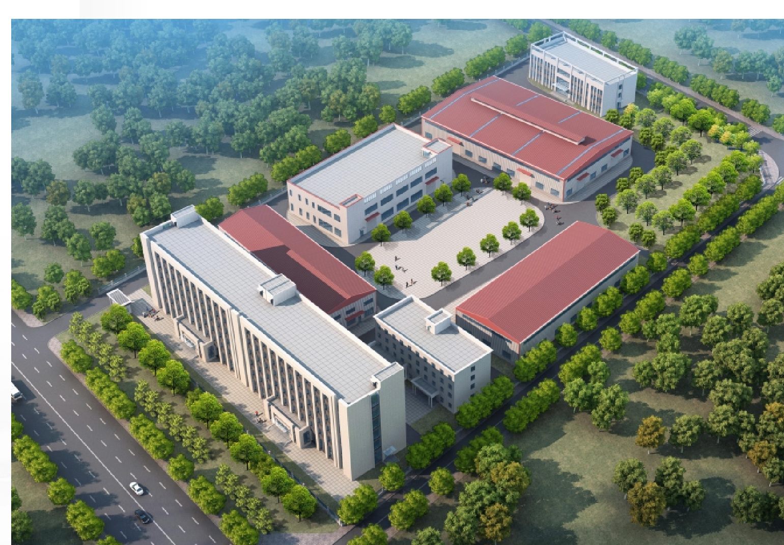 Factory aerial - Jinhong New Material