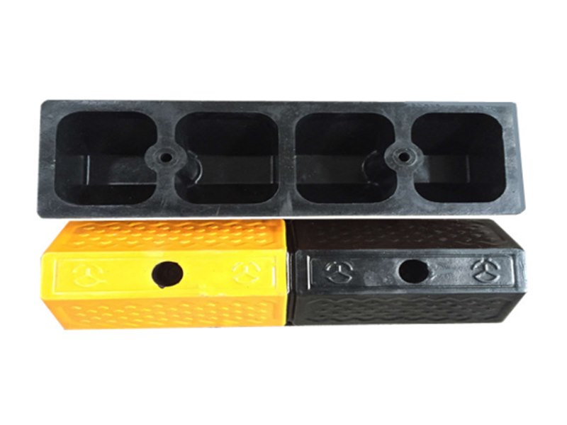 Rubber Wheel Stop 500×150×100 (2-hole) - WS-500-2H
